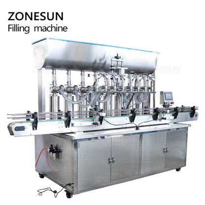 ZONESUN ZS‑YT8T‑8G Automatic Paste & Liquid Filling Machine
