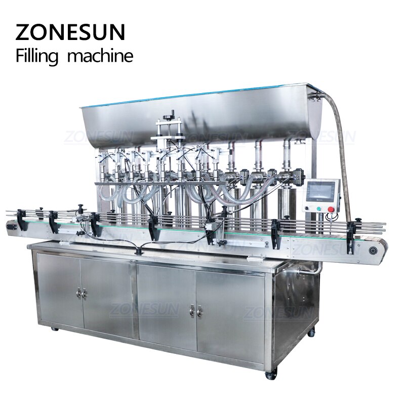 ZONESUN ZS‑YT8T‑8G Automatic Paste & Liquid Filling Machine