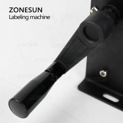 ZONESUN ZS-50W Manual Labeling Machine for Round Bottles