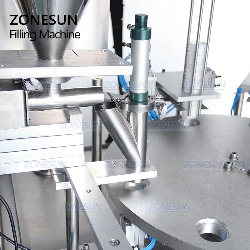 ZONESUN ZS-GF900C Rotary Powder Filling & Cup Sealing Machine
