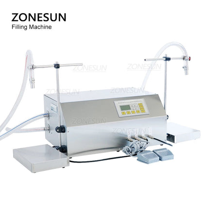 ZONESUN ZS-GP262W Dual-Head Oil Filling & Weighing Machine