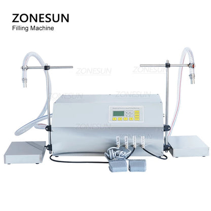 ZONESUN ZS-GP262W Dual-Head Oil Filling & Weighing Machine