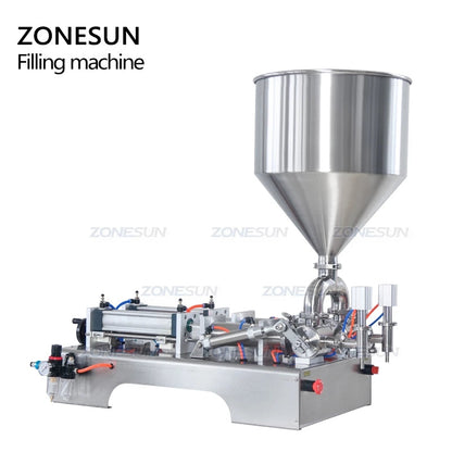 ZONESUN ZS-GT2P Máquina llenadora de pasta totalmente neumática con 2 boquillas