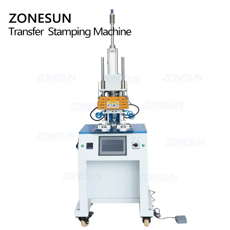 ZONESUN ZS‑HTP‑C 70×70 mm Automatic Pneumatic Hot Stamping Machine