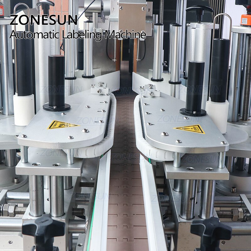 ZONESUN ZS‑TB300 Auto-Round & Flat Bottle Labeler, Single/Double Side