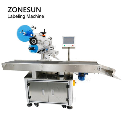 ZONESUN ZS‑TB831 Auto-Flat Surface Labeling Machine with Date Coder