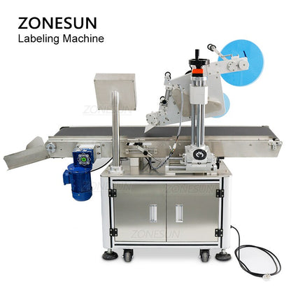 ZONESUN ZS‑TB831 Auto-Flat Surface Labeling Machine with Date Coder