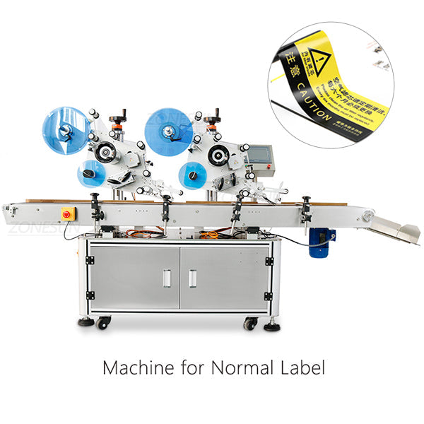 ZONESUN ZS‑TB831B Dual‑Head Automatic Flat Labeling Machine ±1 mm
