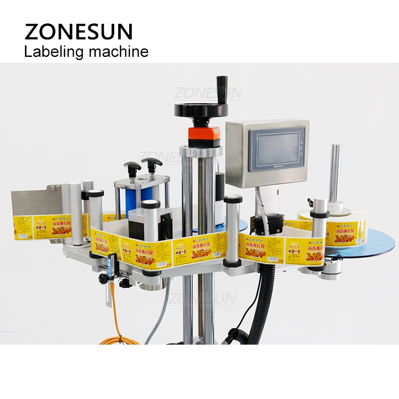 ZONESUN ZS-TB852 Etichettatrice laterale quadrata con superficie rotonda