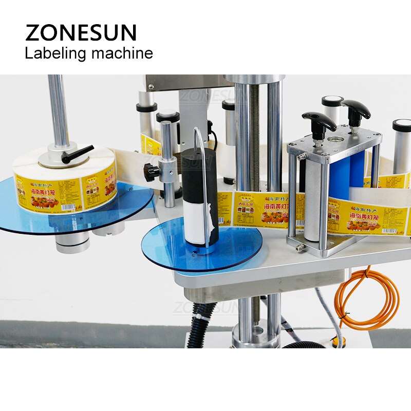 ZONESUN ZS-TB852 Etichettatrice laterale quadrata con superficie rotonda