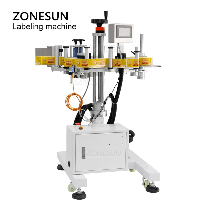 ZONESUN ZS-TB852 Etichettatrice laterale quadrata con superficie rotonda