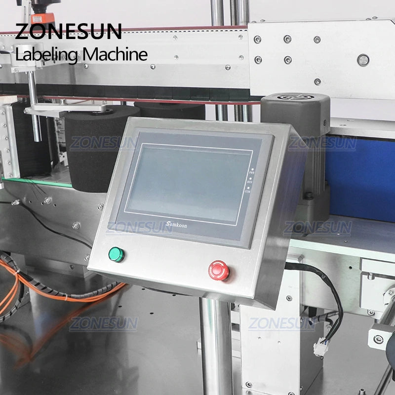 ZONESUN ZS‑TB963 Double Side Round & Square Bottle Labeling Machine