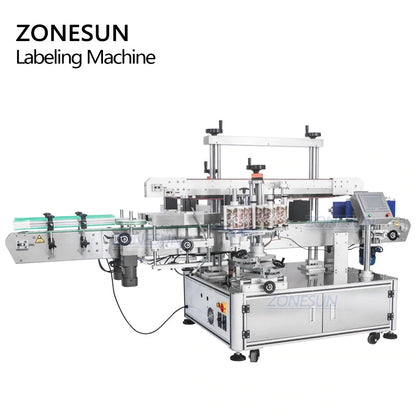 ZONESUN ZS‑TB963 Double Side Round & Square Bottle Labeling Machine