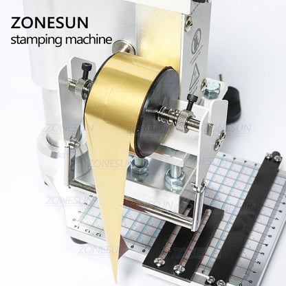 ZONESUN ZS-100 5x10cm Manual Hot Foil Stamping Machine