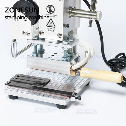 ZONESUN ZS-100 5x10cm Manual Hot Foil Stamping Machine