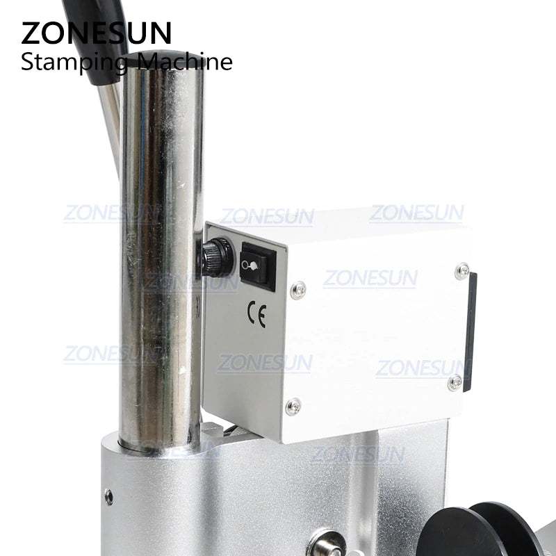 ZONESUN ZS‑90 3‑Size Hot Foil Stamping Machine for Leather & Paper