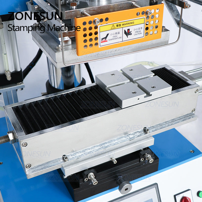 ZONESUN ZS‑819R Pneumatic Hot Stamping Machine for Flat&Curved Surface