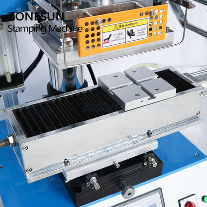 ZONESUN ZS‑819R Pneumatic Hot Stamping Machine for Flat&Curved Surface