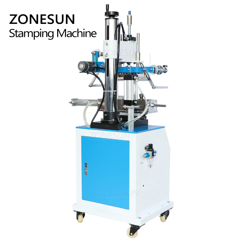 ZONESUN ZS‑819R Pneumatic Hot Stamping Machine for Flat&Curved Surface