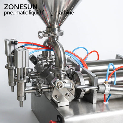 ZONESUN ZS‑GT2 Semi‑Automatic Dual‑Nozzle Paste & Lotion Filling Machine