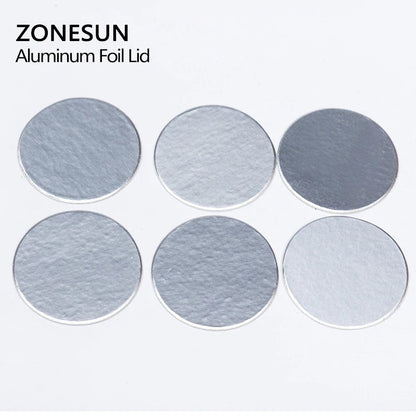 ZONESUN Customized Aluminum Foil Lid Liners for Induction Sealing