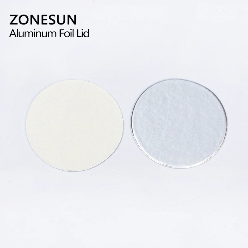 ZONESUN Customized Aluminum Foil Lid Liners for Induction Sealing