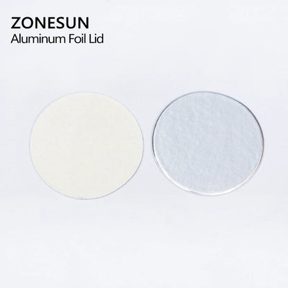 ZONESUN Customized Aluminum Foil Lid Liners for Induction Sealing