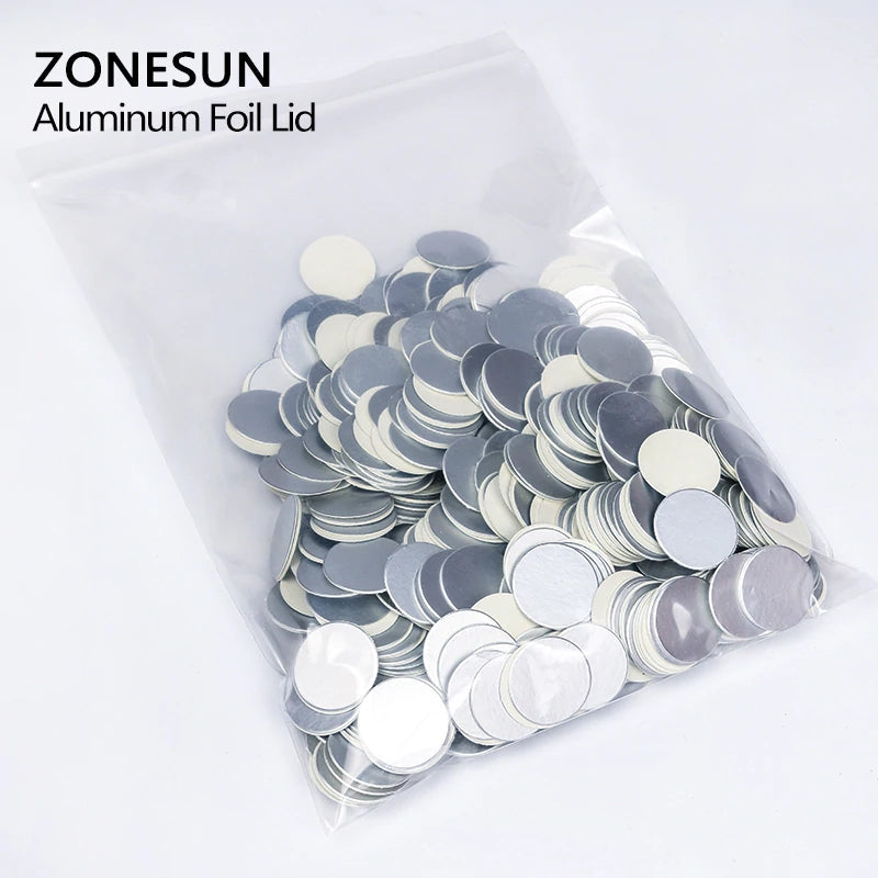 ZONESUN Customized Aluminum Foil Lid Liners for Induction Sealing