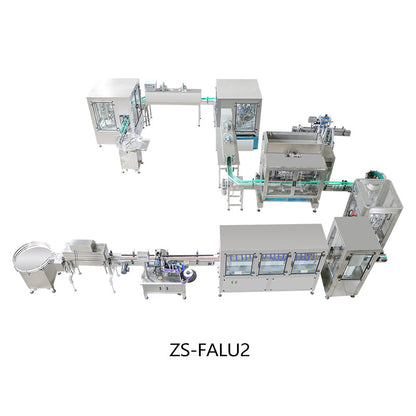 ZONESUN ZS-FALU Custom Bottle Filling Capping Labeling Production Line