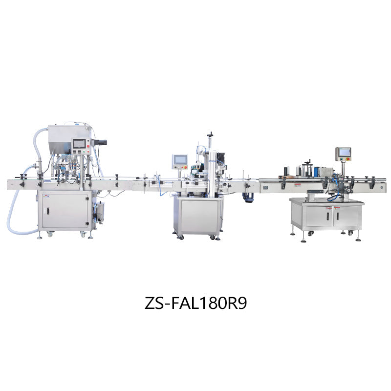 ZONESUN ZS-FAL180R9/ZS-DPCL1 Custom Filling Capping Labeling Lines