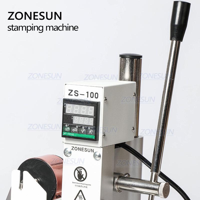 ZONESUN ZS‑100C Hot Stamping Machine with Removable Workbench
