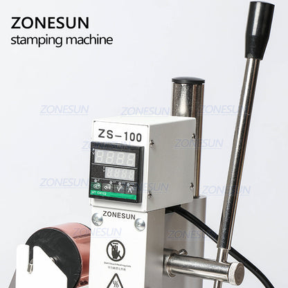 ZONESUN ZS‑100C Hot Stamping Machine with Removable Workbench