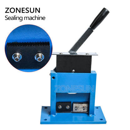 ZONESUN ZS‑FK001U Manual Aluminum Tube Sealing Machine