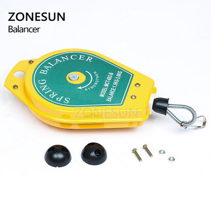 ZONESUN Spring Balancer Screwdriver Hanger for Capping Machines