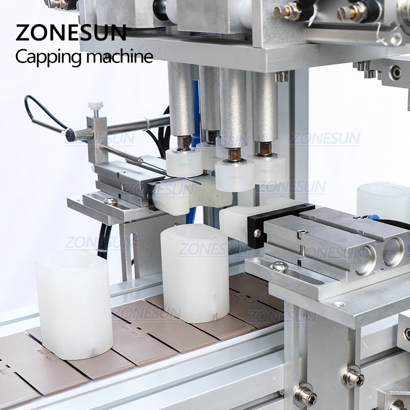ZONESUN Custom Pneumatic Full Automatic Electric Capping Machine