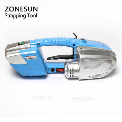 ZONESUN JD16 Automatic Battery‑Powered 13–16 mm Plastic Strapping Tool
