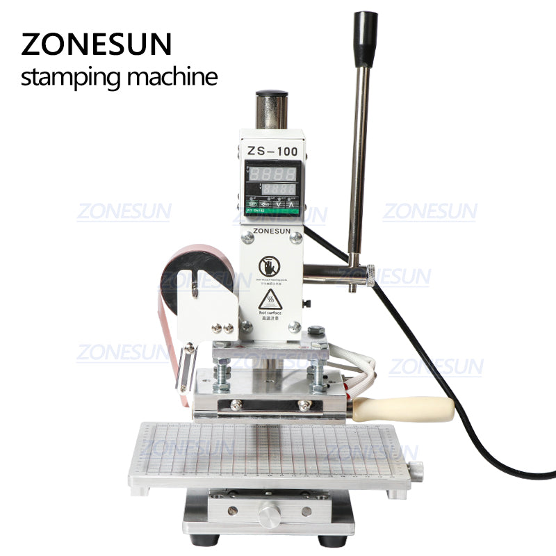 ZONESUN ZS‑100C Hot Stamping Machine with Removable Workbench