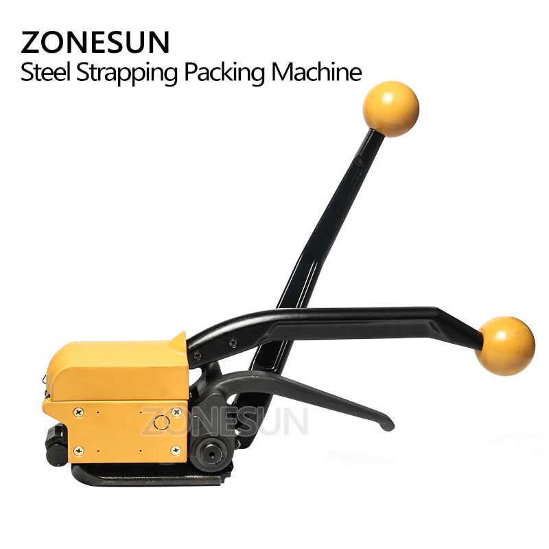 ZONESUN A333 13–19 mm Steel Strip Manual Sealless Strapping Tool