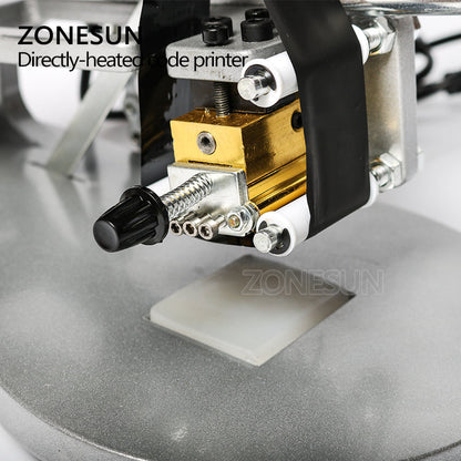 ZONESUN DY‑8 Directly‑heated Ribbon Date Printer Coding Machine
