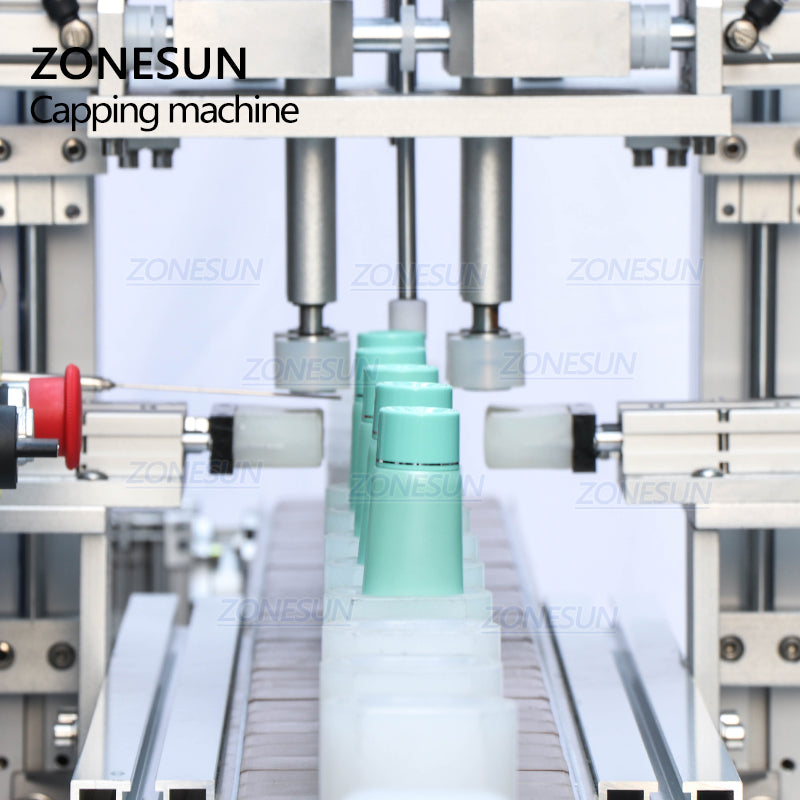 ZONESUN Custom Pneumatic Full Automatic Electric Capping Machine