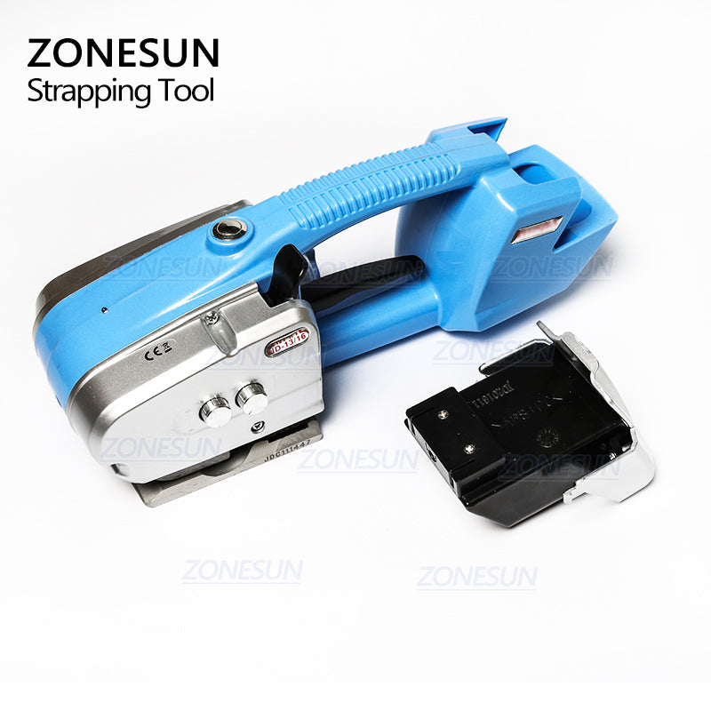 ZONESUN JD16 Automatic Battery‑Powered 13–16 mm Plastic Strapping Tool