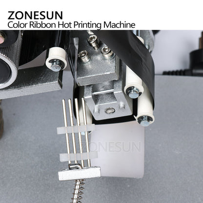 ZONESUN ZY‑RM5 Color Ribbon Hot Printer for Soft Packaging Codes