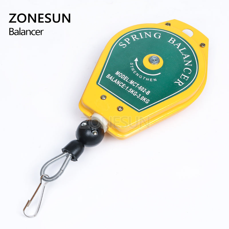 ZONESUN Spring Balancer Screwdriver Hanger for Capping Machines