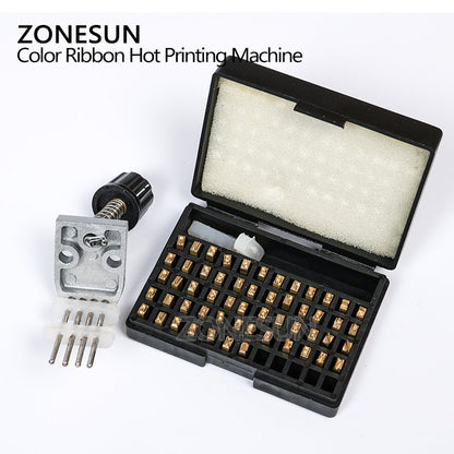 ZONESUN ZY‑RM5 Color Ribbon Hot Printer for Soft Packaging Codes