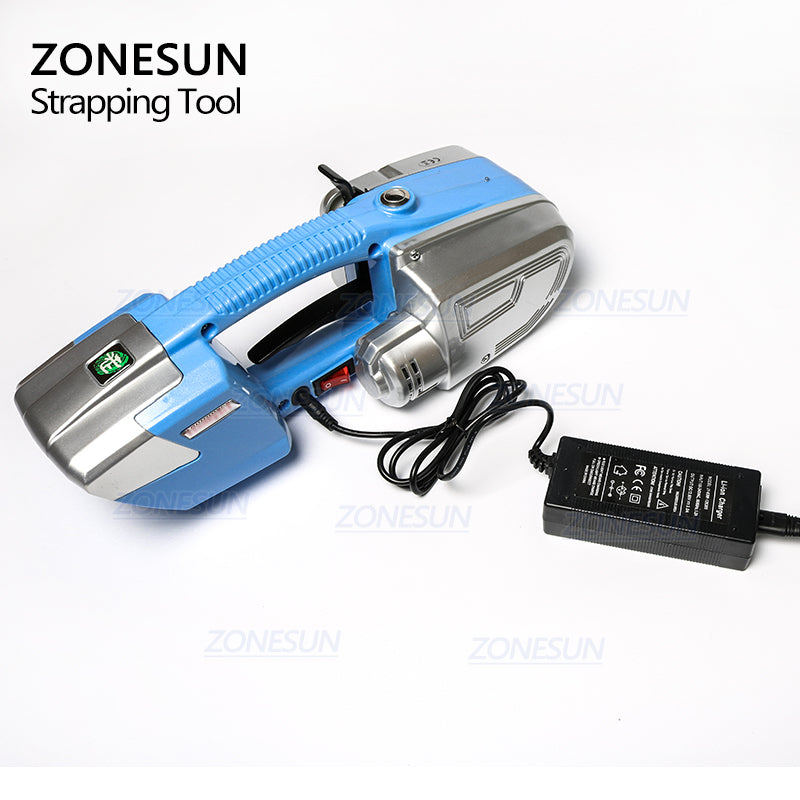 ZONESUN JD16 Automatic Battery‑Powered 13–16 mm Plastic Strapping Tool