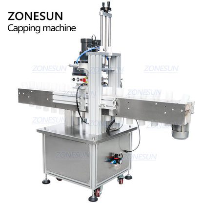 ZONESUN Custom Pneumatic Full Automatic Electric Capping Machine