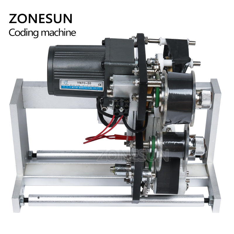 ZONESUN Hot Ribbon Coder for LT‑50 Labeler–Expiry Date & Batch Printer