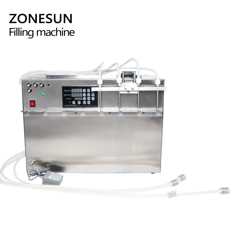ZONESUN ZS‑DPSP4 4‑Nozzle Spout Pouch Liquid Filling Machine