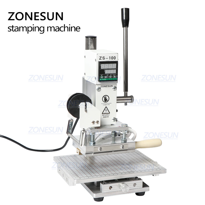 ZONESUN ZS‑100C Hot Stamping Machine with Removable Workbench