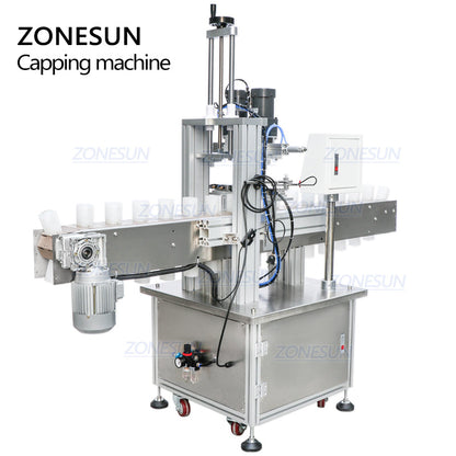 ZONESUN Custom Pneumatic Full Automatic Electric Capping Machine
